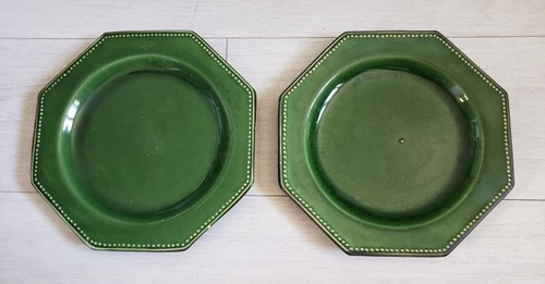 Lot assiettes poterie milon - assiettes,