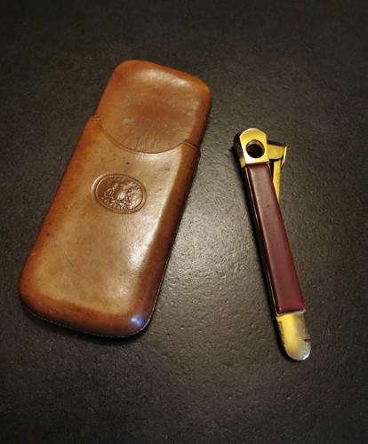 Cigare etui anglais cuir - cuir, et