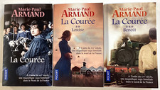 LA COUREE tomes 1 à 3 MARIE-PAUL ARMAND  livre lot roman poche COMPLET