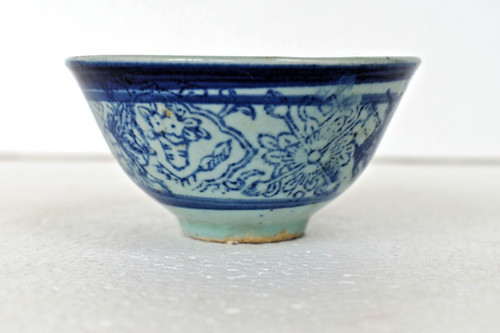 Ancien chinois bleu blanc - bleu,