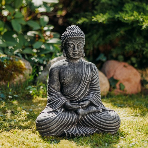 Statuette pierre bouddha - en,