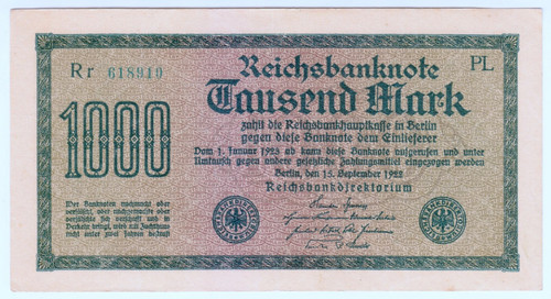 1922 allemagne 1000 mark - allemagne,
