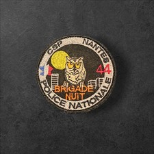 Ecusson Police Brigade De Nuit