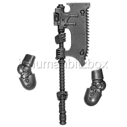 Sqas18 heavy chainaxe - chainaxe, astartes