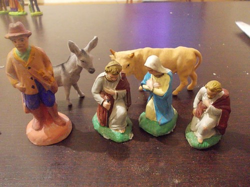 Santons crèche anciens