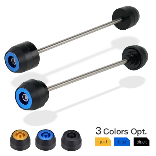 Front rear axle crash sliders - rear,