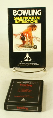 Atari 2600 game bowling text - 2600,