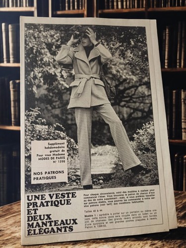 Patron couture modes paris - patron,