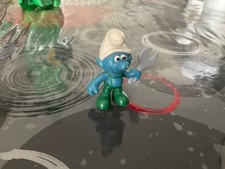 Figurine Schtroumpf Bricoleur Peyo West Germany