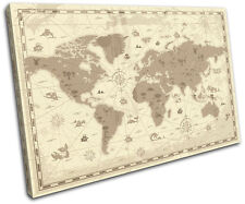 World Map Atlas Globe Sea