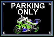 plaque " PARKING ONLY KAWASAKI