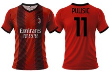 Maillot Pulisic Milan 2024 officiel adulte enfant 2023 Sportbaer