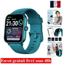 Montre 1.8" Tactile HD - Appels & Suivi de Sommeil avec Alexa - Idéale Sport