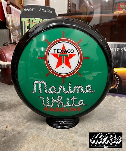 Texaco marine gas pump globe - gas,