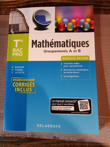 Livre mathématiques bac - bac, pro
