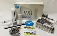 Emballé Nintendo Wii Console Blanc / Testé Entièrement Fonctionnel / 15 Sans