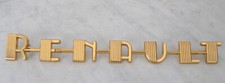 ANCIEN INSIGNE LOGO RENAULT EN METAL ,VINTAGE, années 50