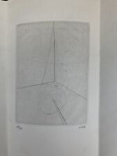 Gravure Pointe Sèche Originale Geneviève Asse (1923-2021) Paysage Abstrait 1962