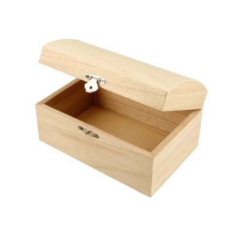 Naturel wooden coffre trésor - coffre,