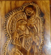 Icône Sainte Famille sur bois