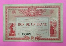 NECESSITE 1 FRANC CHAMBRE DE