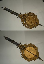 BALANCIER  BRONZE DE PENDULE 2