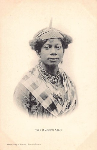 Martinique type et costume - -,