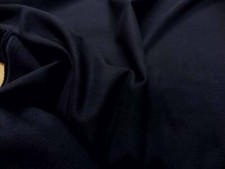Tissu caban imitation drap de laine bleu nuit