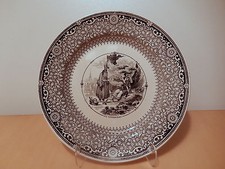 Assiette porcelaine opaque