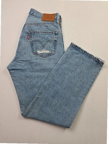 Jean troué levi 501 bleu - jean, levi's