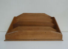 ancien porte courrier en bois vintage