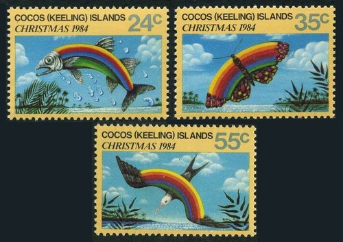 Cocos isls 122 - cocos, 122-124,mnh.michel