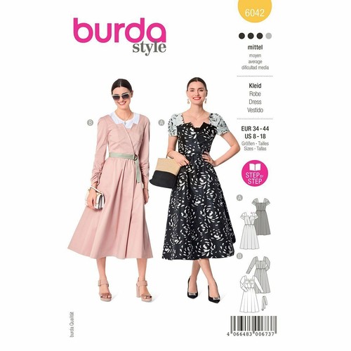 Burda 6042 robes pour - 6042,