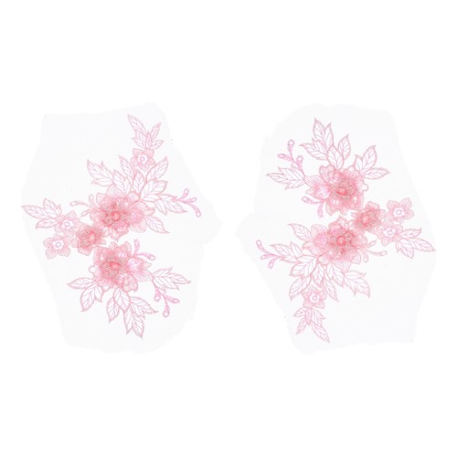 Pcs fleurs dentelle - 2,