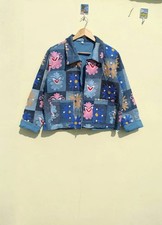 Indien Bleu Patchwork Denim