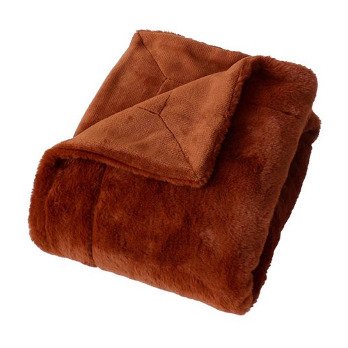 Plaid imitation fourrure - imitation,