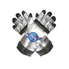 Gants De Costume D'Astronaute NASA Pour Adulte - Taille Unique - Argent