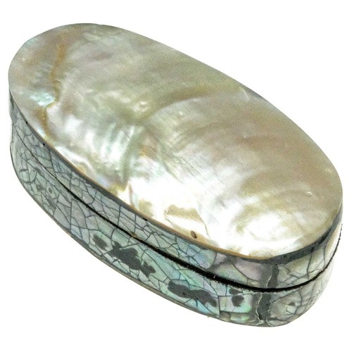 Boite bijoux plaqué - à, nacre