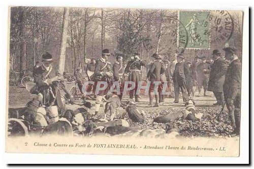 Chasse courre forêt de - en,