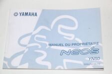 MANUEL DU PROPRIETAIRE : YAMAHA Scooter NEO'S YN50