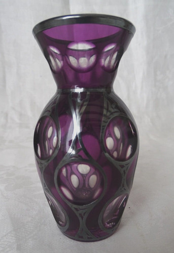 Beau vase violettes - vase,