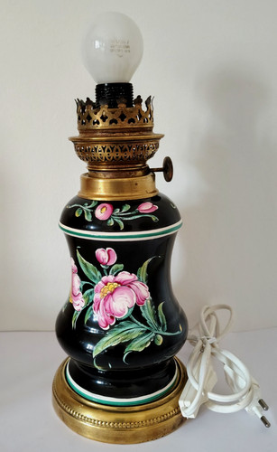 Ancienne lampe pétrole - lampe, à