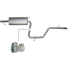 Silencieux arriere echappement