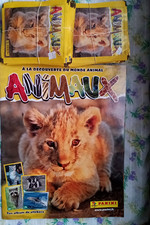Le grand album du monde animal Animaux - Lot Album vide + 50 pochettes Panini