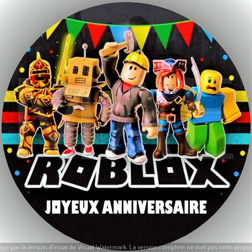 Roblox décoration gâteau - décoration,