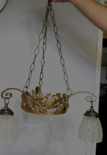 Lustre plafonnier suspension - lustre,