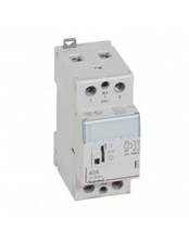 Contacteur de puissance CX³ commande manuelle bobine 24V 2 Pôles 250V 40A contac