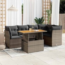 Salon de jardin 6 pcs avec