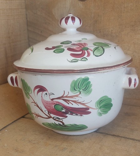 Ancien bol bouillon ou - à,