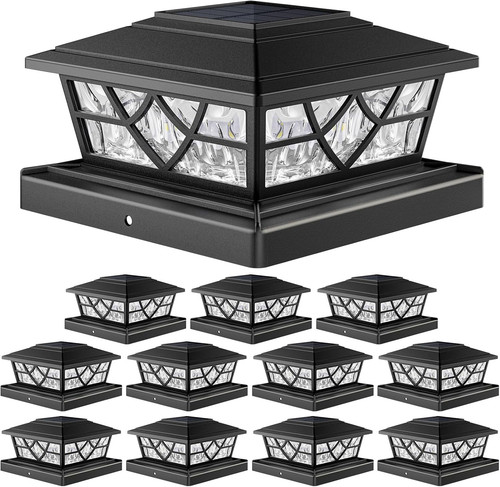 Pack solar post cap lights - 12,